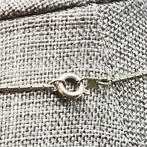 Halloween Articulated Skeleton Necklace Pendant 18 In Silver Rhinestone Bling - Picture 12 of 12